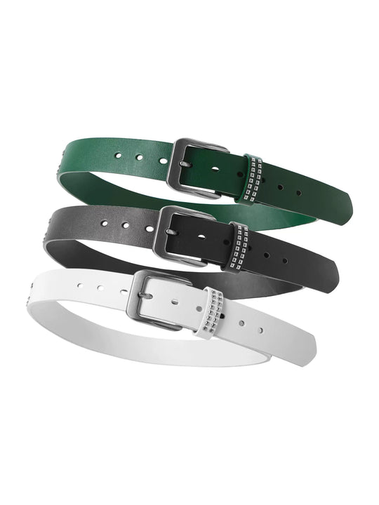 KARMANISTIC Punk Studded Logo Belt | Face 3 Face