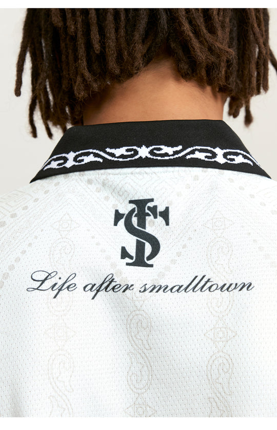 Small Town Kid Ethnic Full Print Soccer Polo Jersey | Face 3 Face