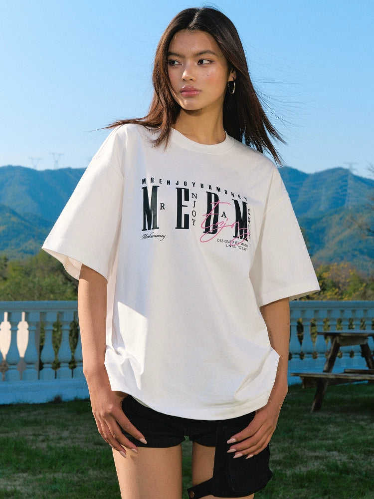 MEDM Basic Logo Typography Tee | Face 3 Face