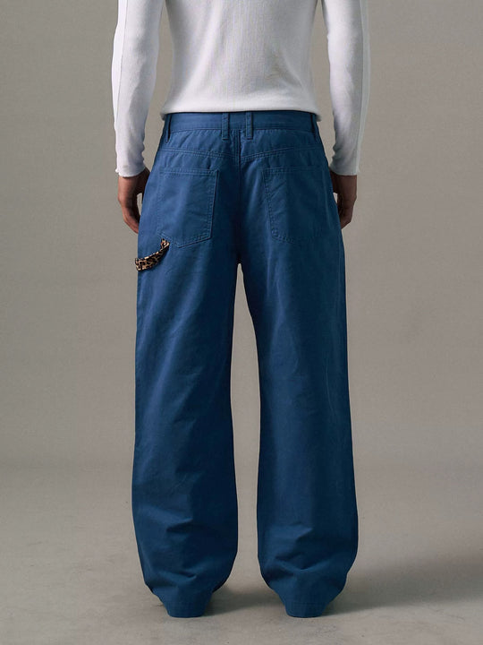 S45 Leopard Strap Work Pants | Face 3 Face