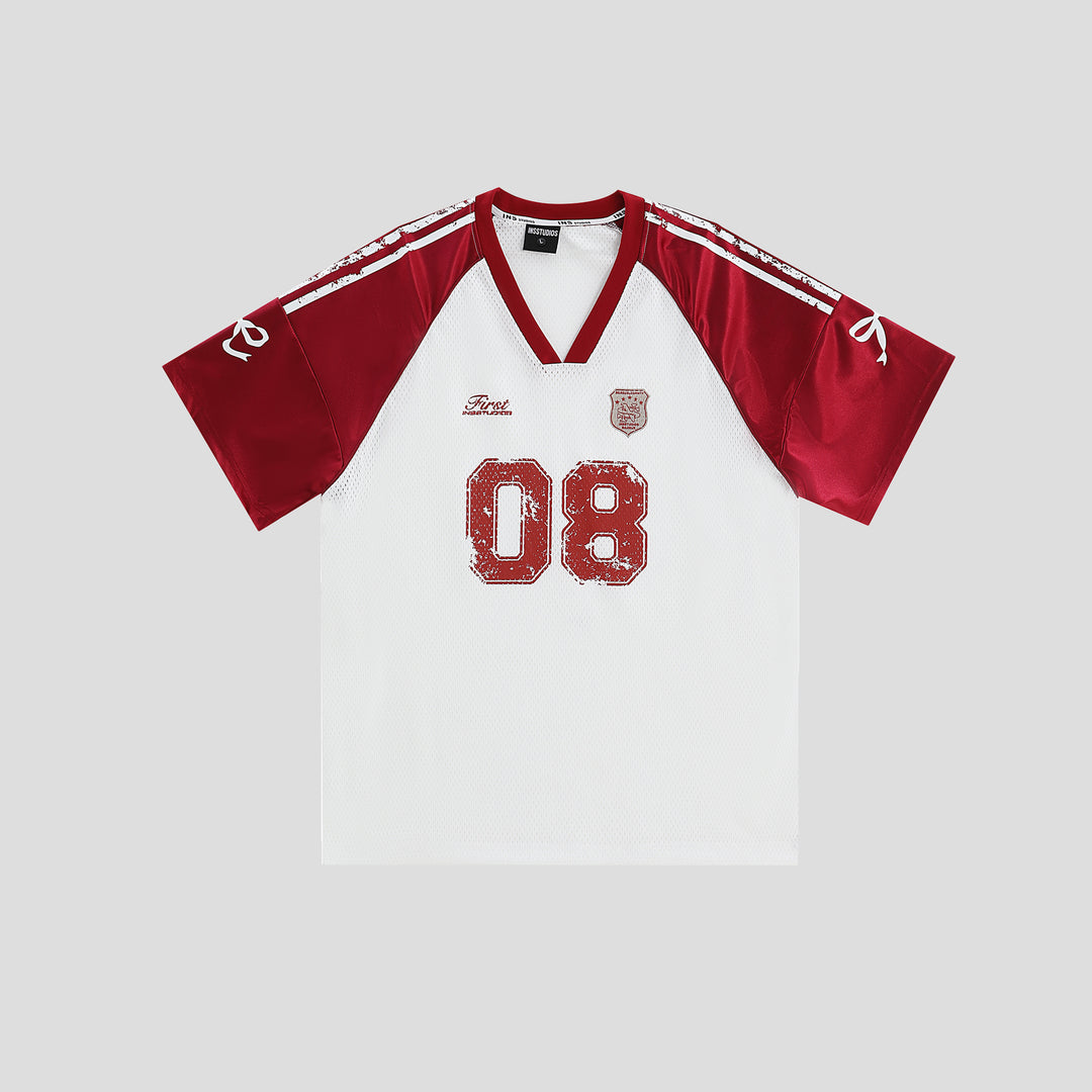 INSstudios Raglan Spliced V-neck Soccer Jersey | Face 3 Face
