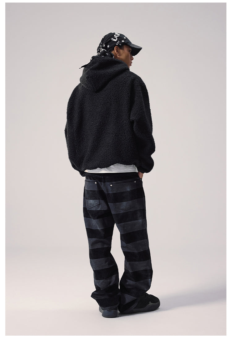 Remedy Sherpa Fleece Half Zip Hoodie | Face 3 Face