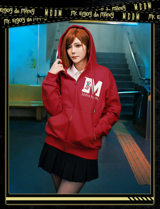MEDM × Jujutsu Kaisen Prison Realm Zip Up Hoodie | Face 3 Face