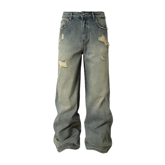 YADcrew Vintage Washed Ripped Jeans | Face 3 Face