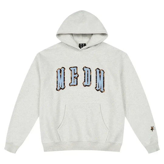 MEDM Animal Leather Logo Patch Hoodie | Face 3 Face