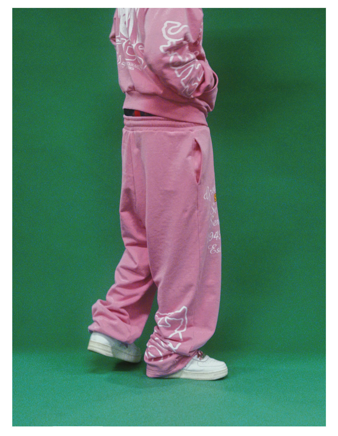 EVETS Anime Graphic Print Baggy Sweatpants | Face 3 Face