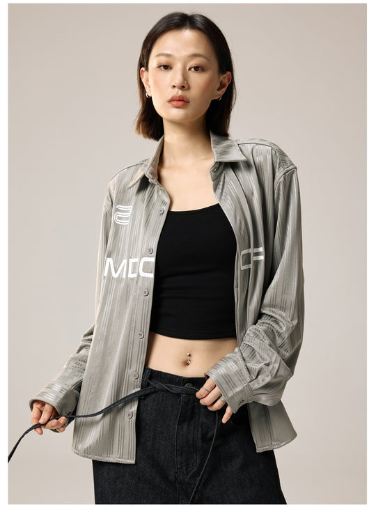 Remedy Silk Striped Long Sleeve Shirt | Face 3 Face