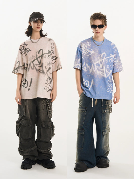 Harsh and Cruel Spray Painted Tee