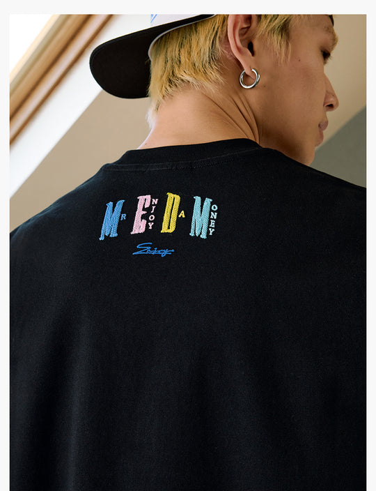 MEDM Multicolor Terry Embroidery Tee | Face 3 Face