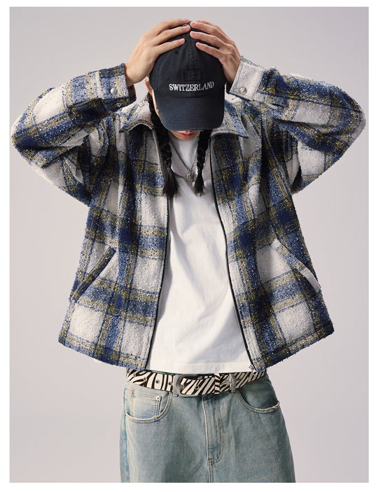 Remedy Ombre Check Jacket | Face 3 Face