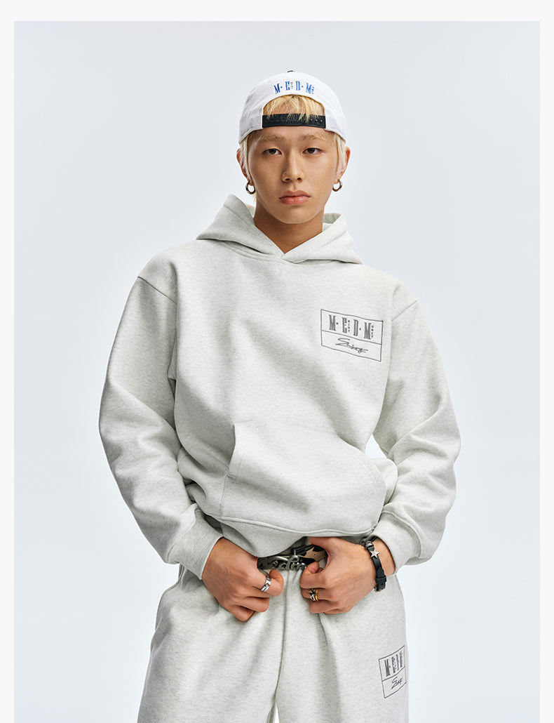 MEDM Embroidered Lettered Logo Hoodie & Sweatpants | Face 3 Face