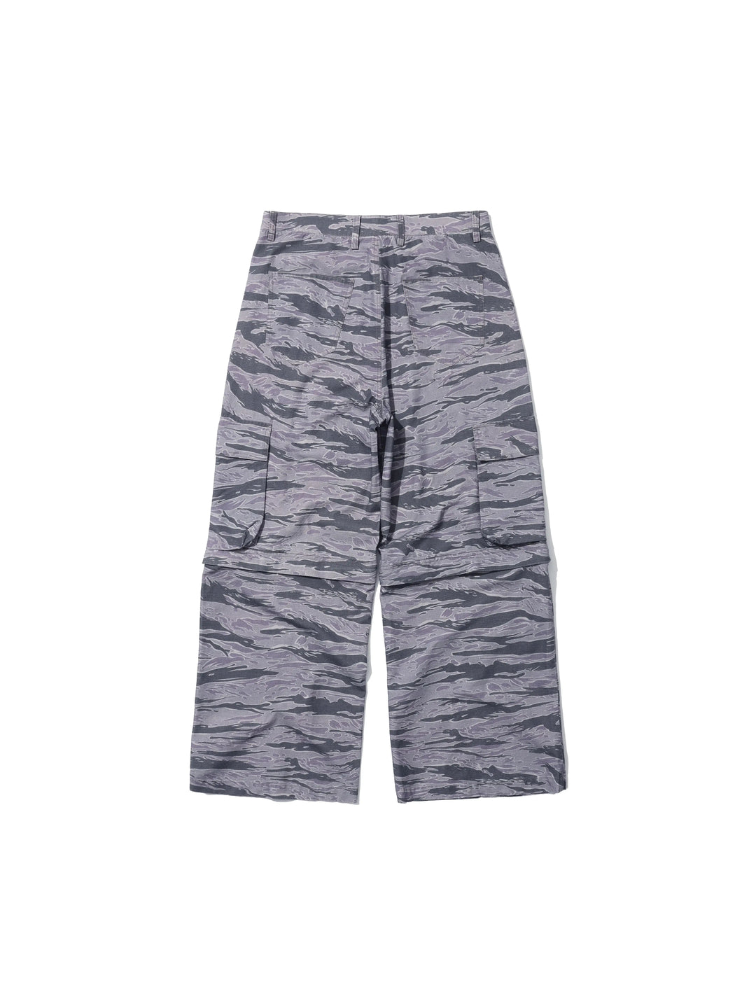 LIBERAFIT Tiger Camo 3D Patch Pocket Zip Off Cargo Pants | Face 3 Face
