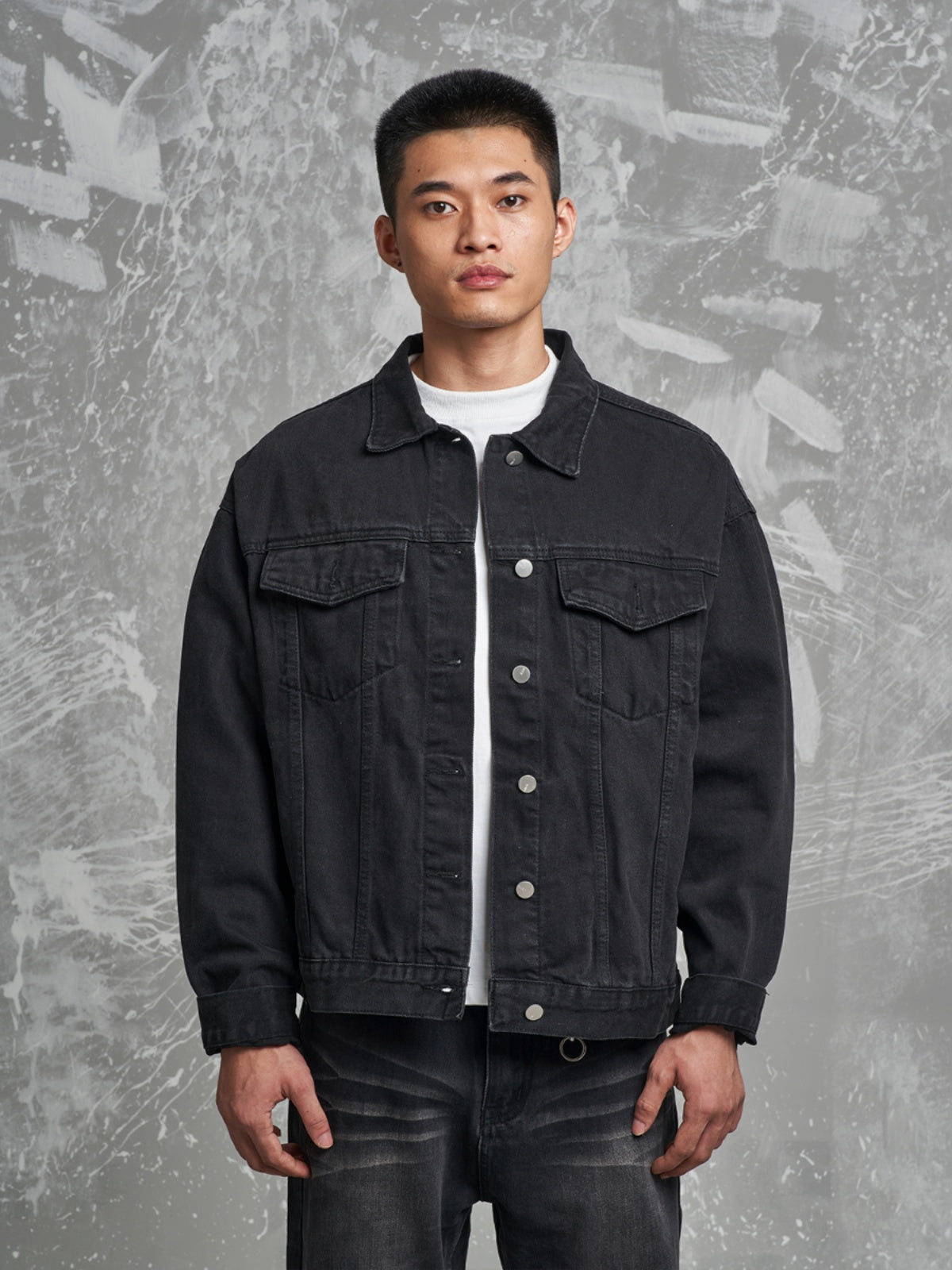 F3F Select Black Denim Jacket | Face 3 Face