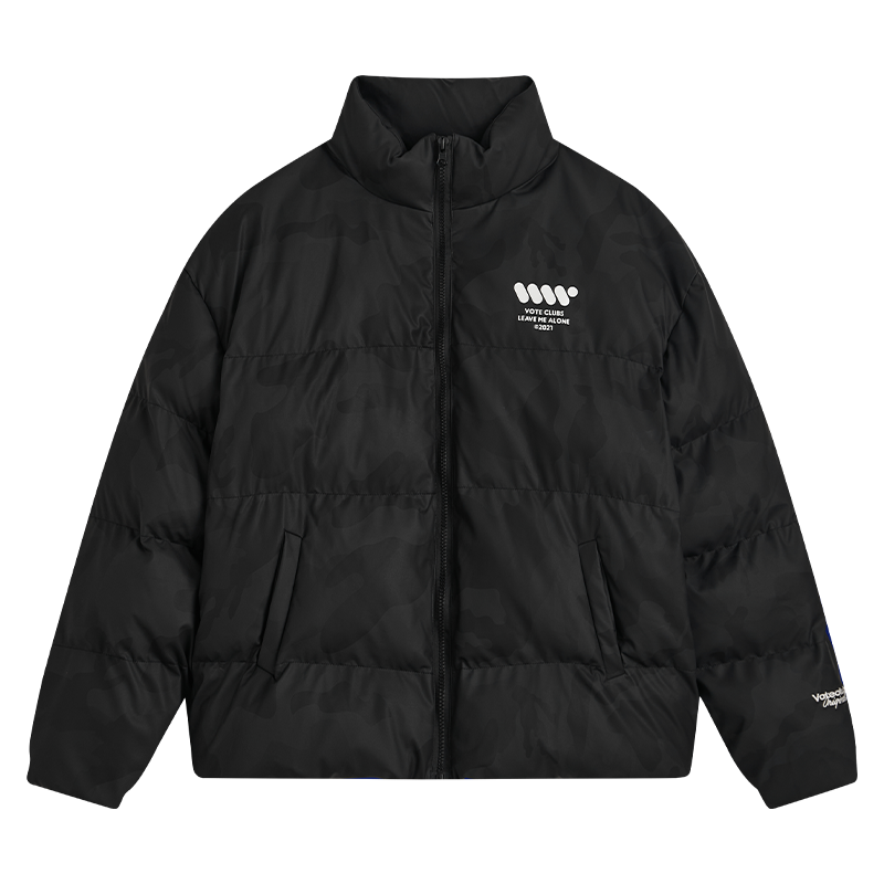 VOTE VVVVOTE Stand Up Collar Camouflage Jacket
