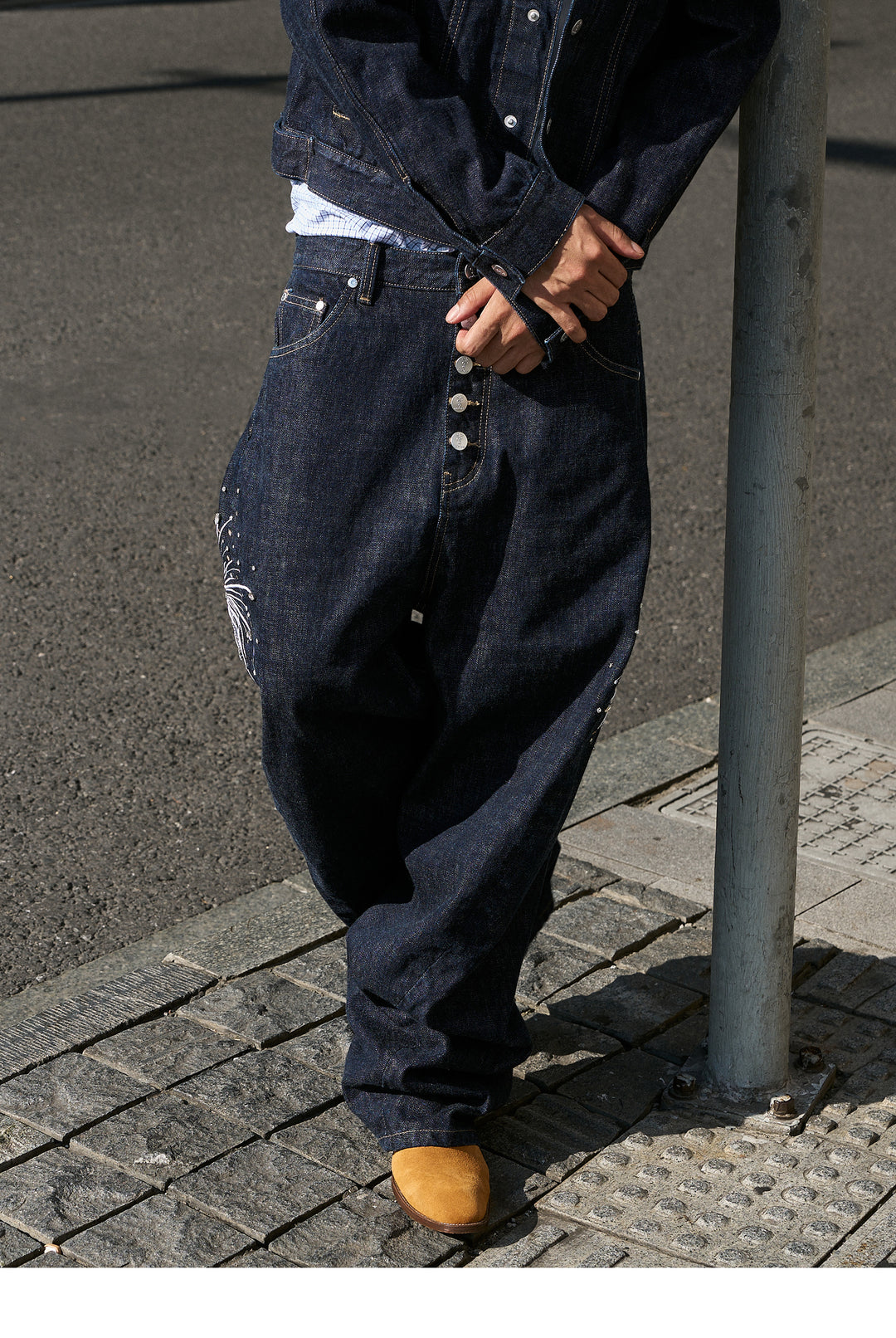 STEEPC Fireworks Rhinestone Denim Jeans | Face 3 Face