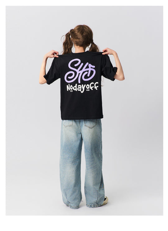 S45 Handwritten Logo Printed Tee | Face 3 Face