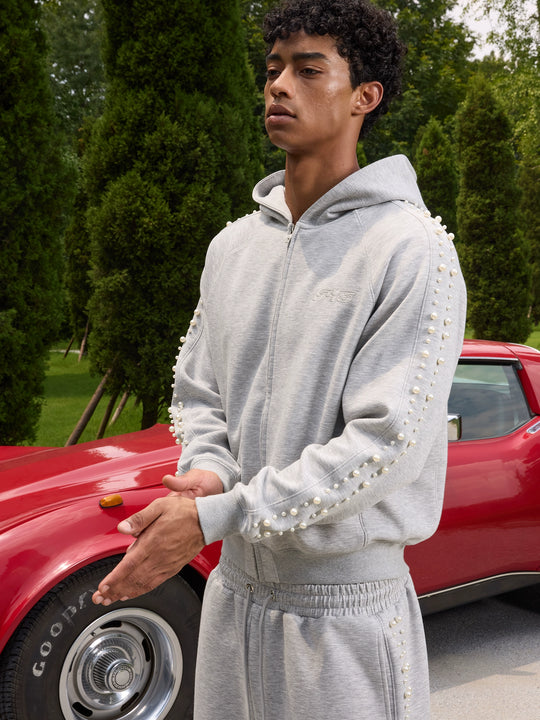 S45 Pearl Line Zip Up Hoodie | Face 3 Face