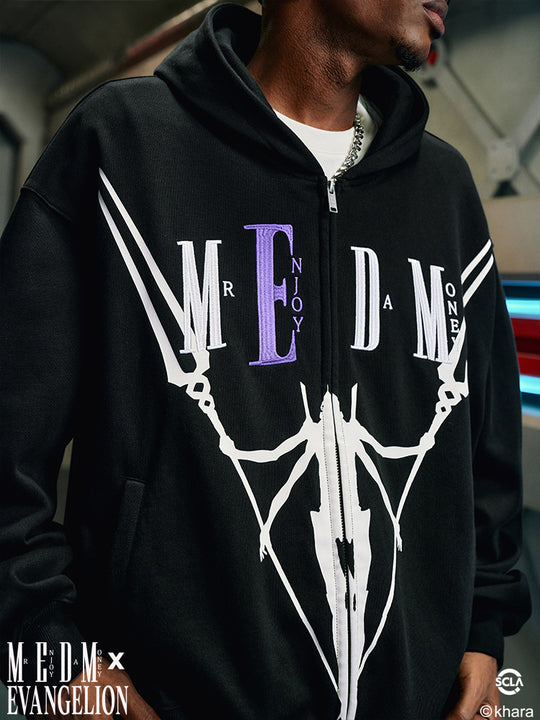 MEDM x EVA Unit-13 Zip-Up Hoodie | Face 3 Face