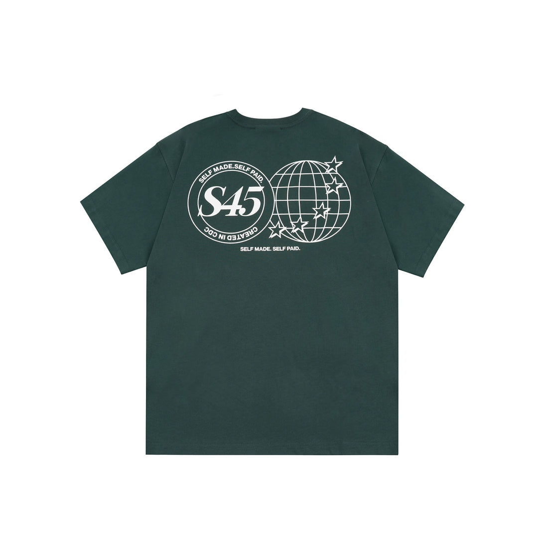 S45 New Earth Logo Printed Tee | Face 3 Face