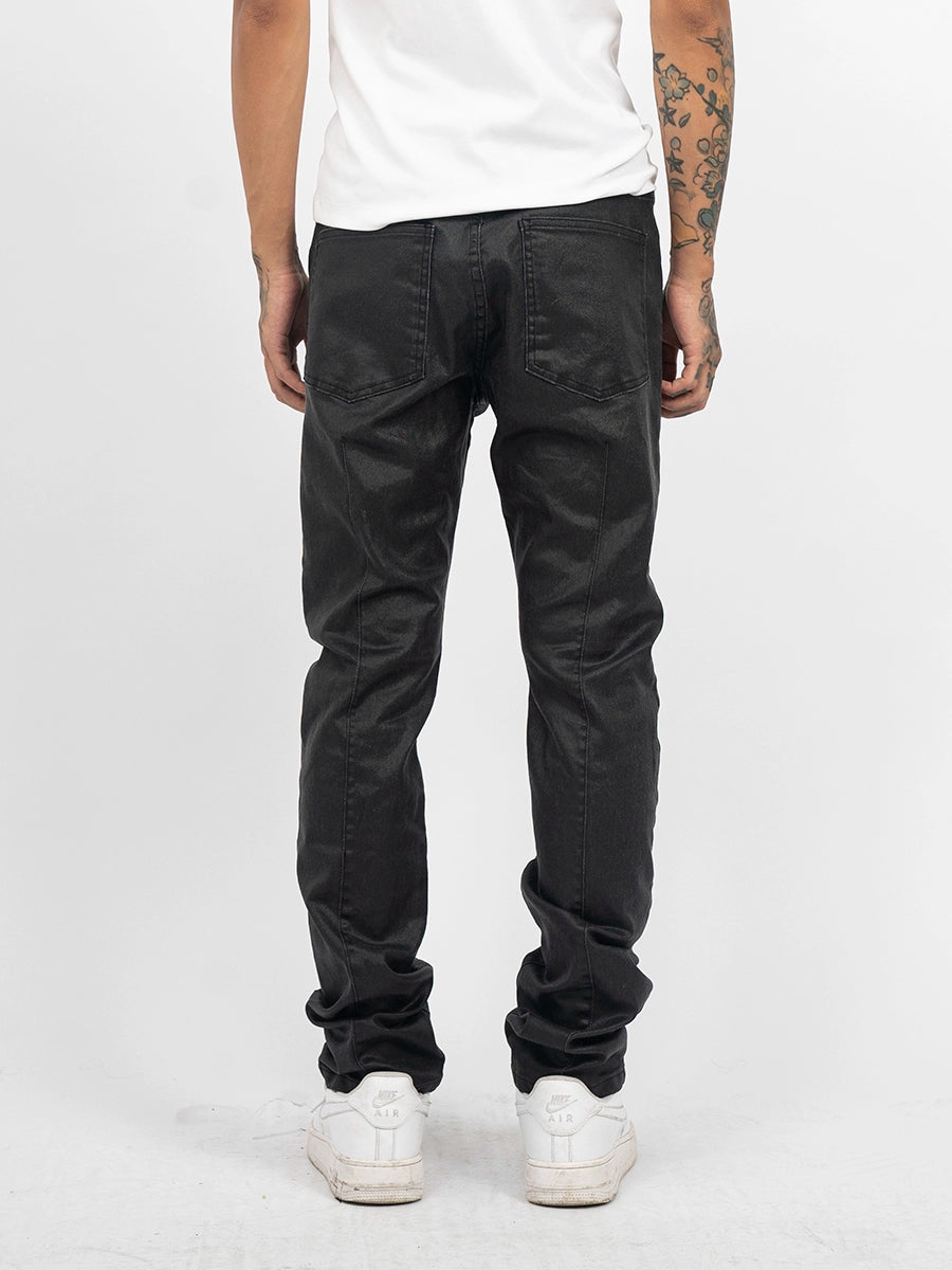 TGFCLUB Washed Waxed Slim Fit Jeans | Face 3 Face