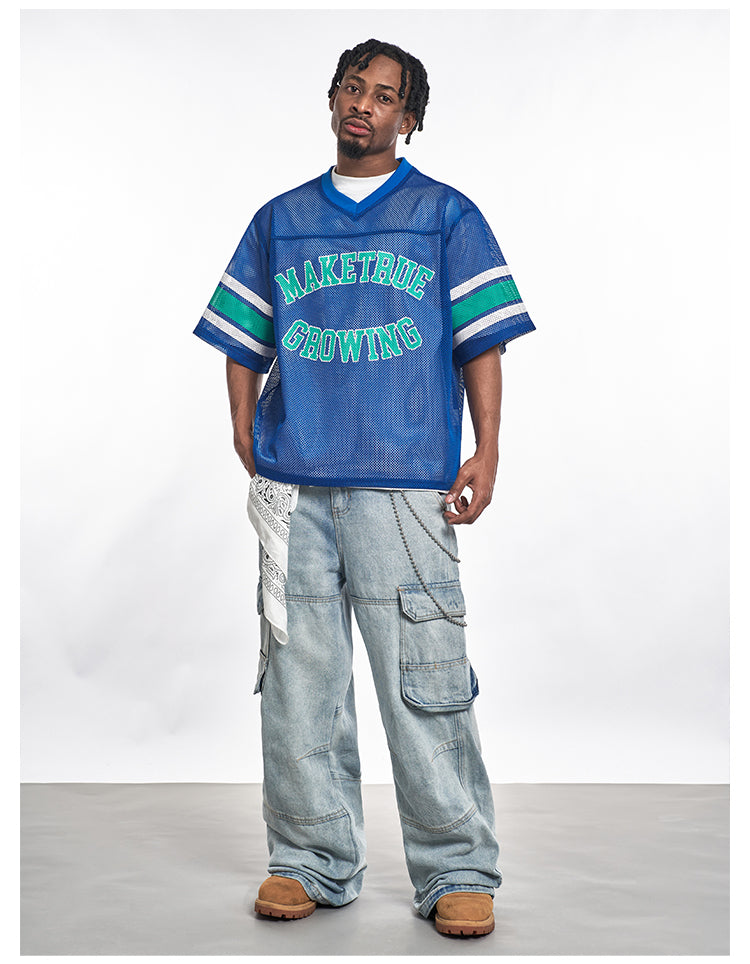 F3F Select Letter Printed Mesh Hockey Jersey | Face 3 Face