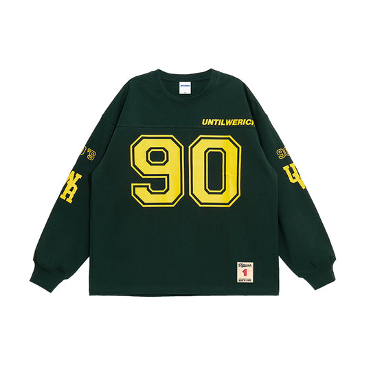 UNTILWERICH 90 Logo Hockey Long Sleeve Jersey Tee | Face 3 Face