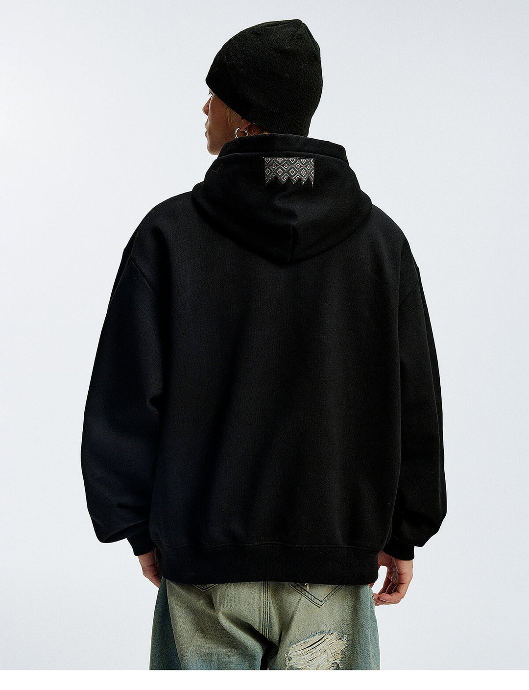 MEDM Ethnic Patchwork Hoodie | Face 3 Face