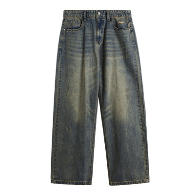 F3F Select Retro Washed Distressed Blue Jeans