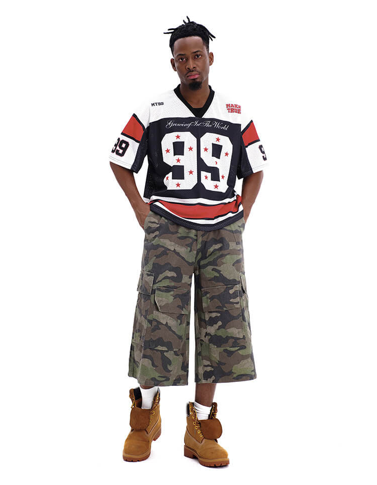 F3F Select Star 99 Numbering Color Block Mesh Short Sleeve Jersey | Face 3 Face