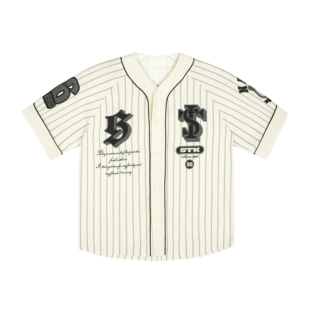 Small Town Kid Striped Baseball Shirt | Face 3 Face