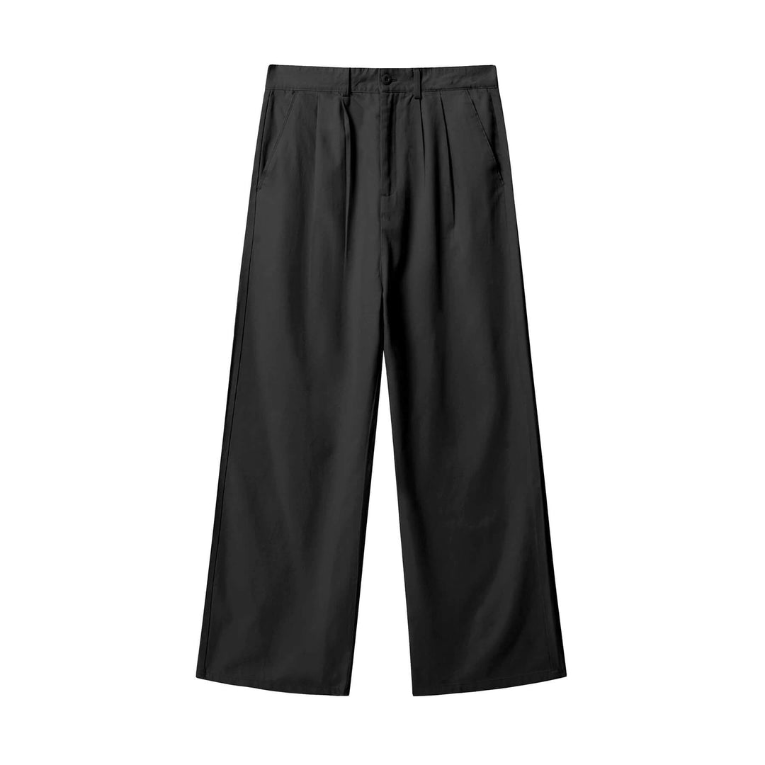 JHYQ Lyocell Double Pleated Suit Pants | Face 3 Face