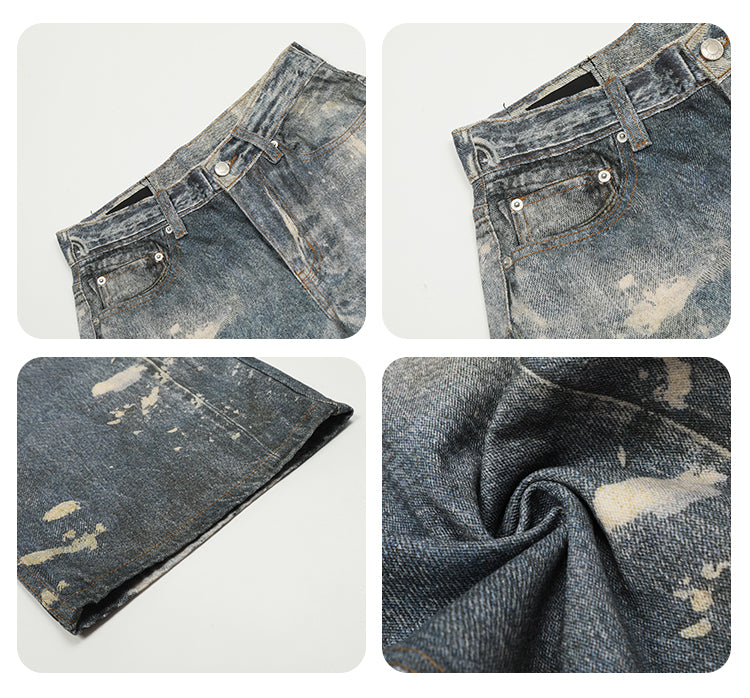 F3F Select 3D Graffiti Digital Print Washed Jeans | Face 3 Face