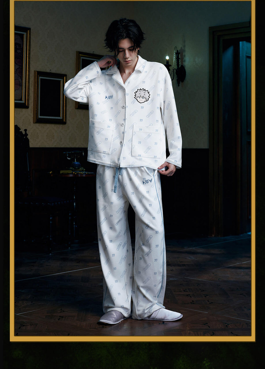 MEDM × HUNTER×HUNTER All Over Character Icon Print Pajama Set | Face 3 Face
