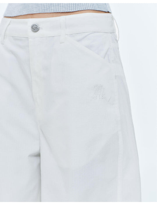 MEDM Lightweight Embroidered Baggy Pants | Face 3 Face