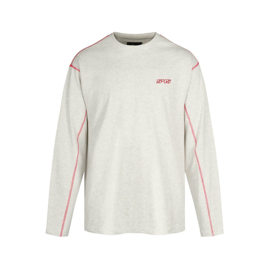 S45 Reverse Stitch Small Logo Long Sleeve Tee | Face 3 Face