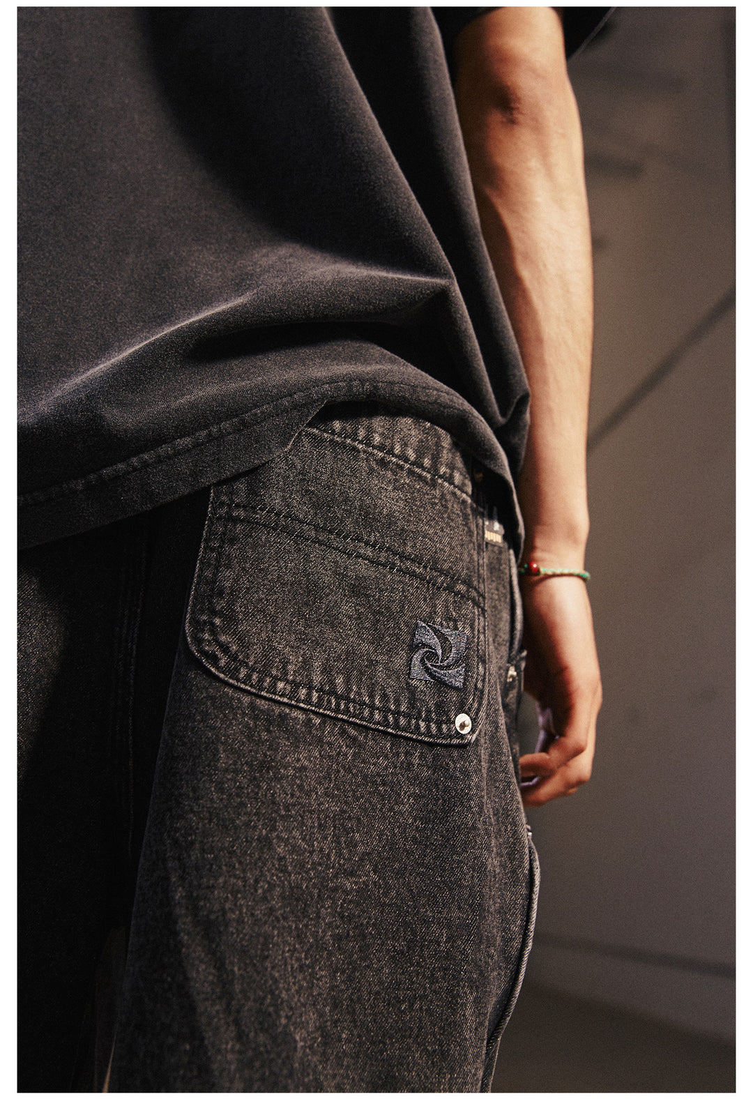 Remedy Washed Double Knee Denim Shorts | Face 3 Face