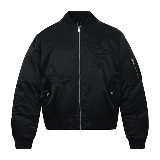 MEDM Cubic Butterfly MA-1 Down Jacket | Face 3 Face