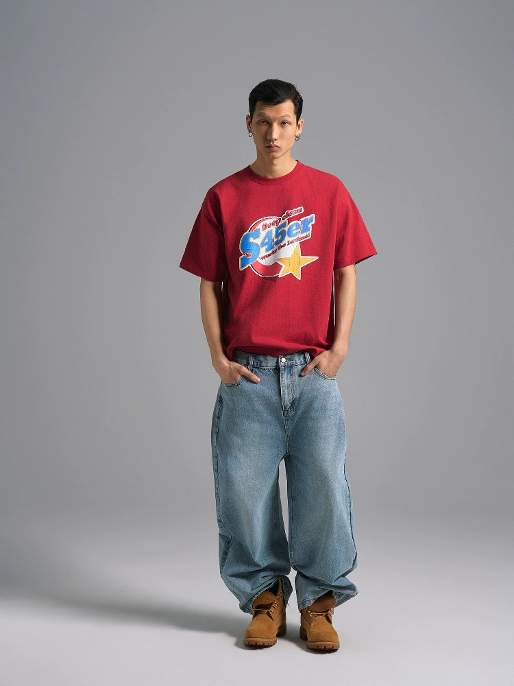 S45 Graffiti Vintage Print Tee | Face 3 Face