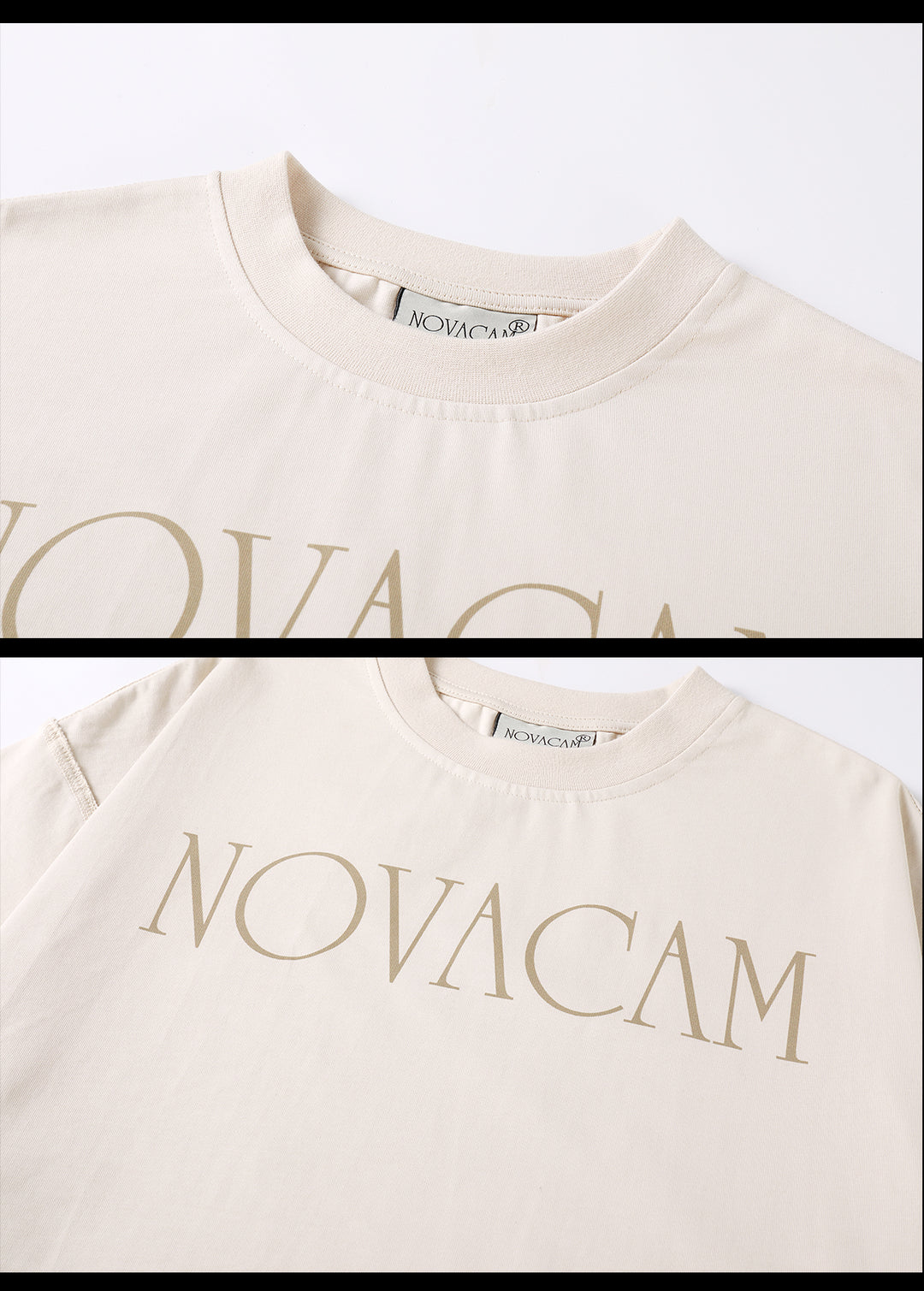 NOVACAM Simple Logo Ground Edge Backstitch Tee | Face 3 Face
