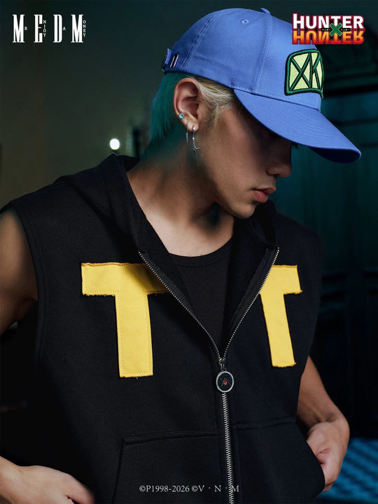 MEDM × HUNTER×HUNTER Killua TT Sleeveless Zip Up Hoodie | Face 3 Face