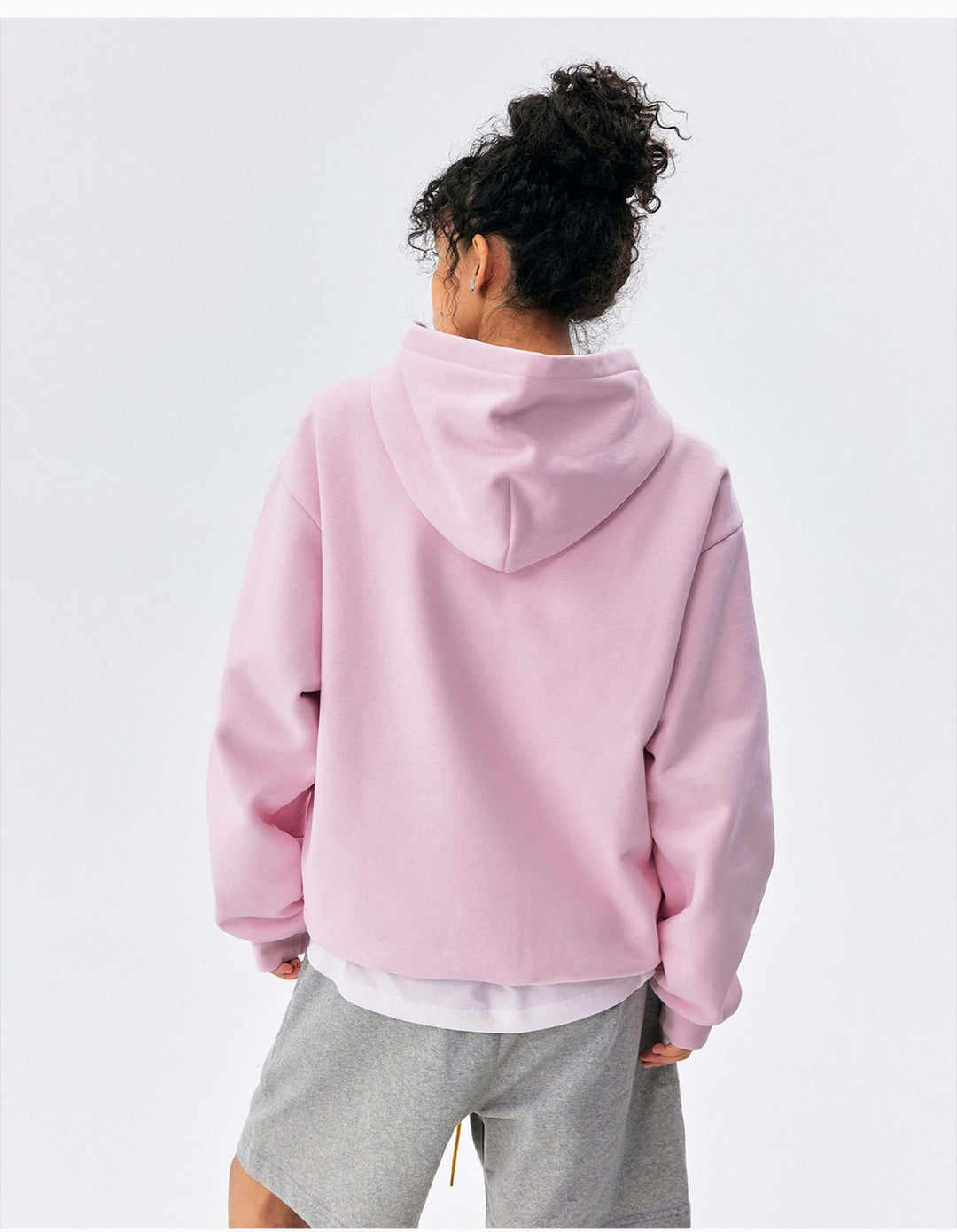 MEDM Logo Print and Embroidered Lettering Hoodie | Face 3 Face