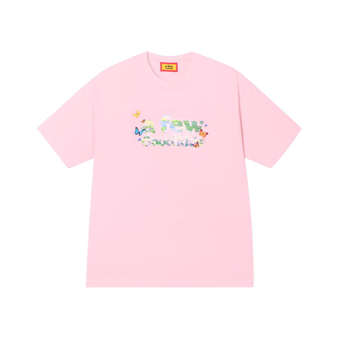 AFGK Floral Butterfly Logo Print Tee | Face 3 Face