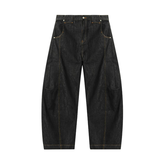 JHYQ Black Machete Baggy Jeans | Face 3 Face