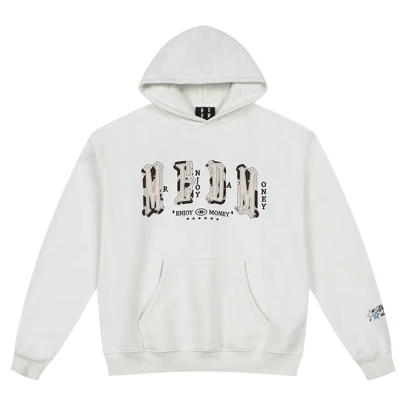 MEDM Animal Leather Logo Patch Hoodie | Face 3 Face