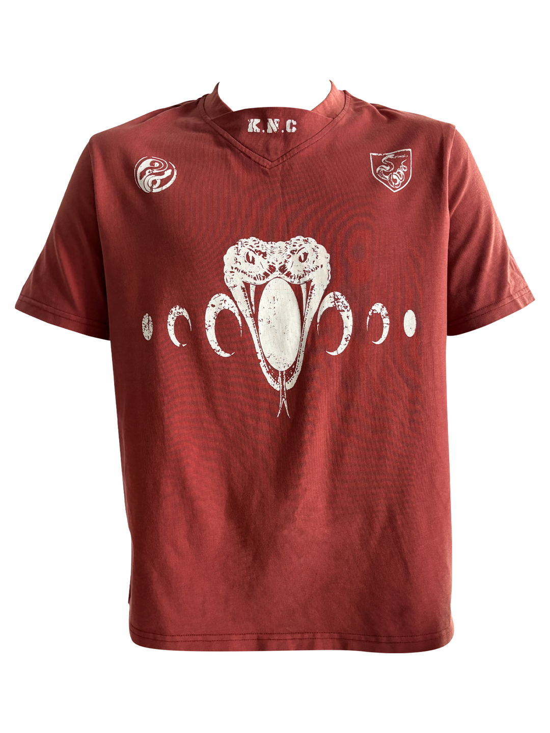 KARMANISTIC Old Washed Snake Head Print Tee | Face 3 Face