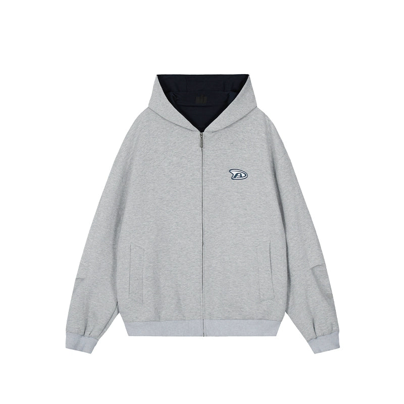 Achock Color Lined Zip Up Hooded Jacket | Face 3 Face