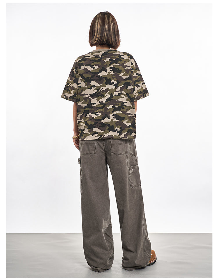 F3F Select Frayed Double Knee Work Painter Pants | Face 3 Face