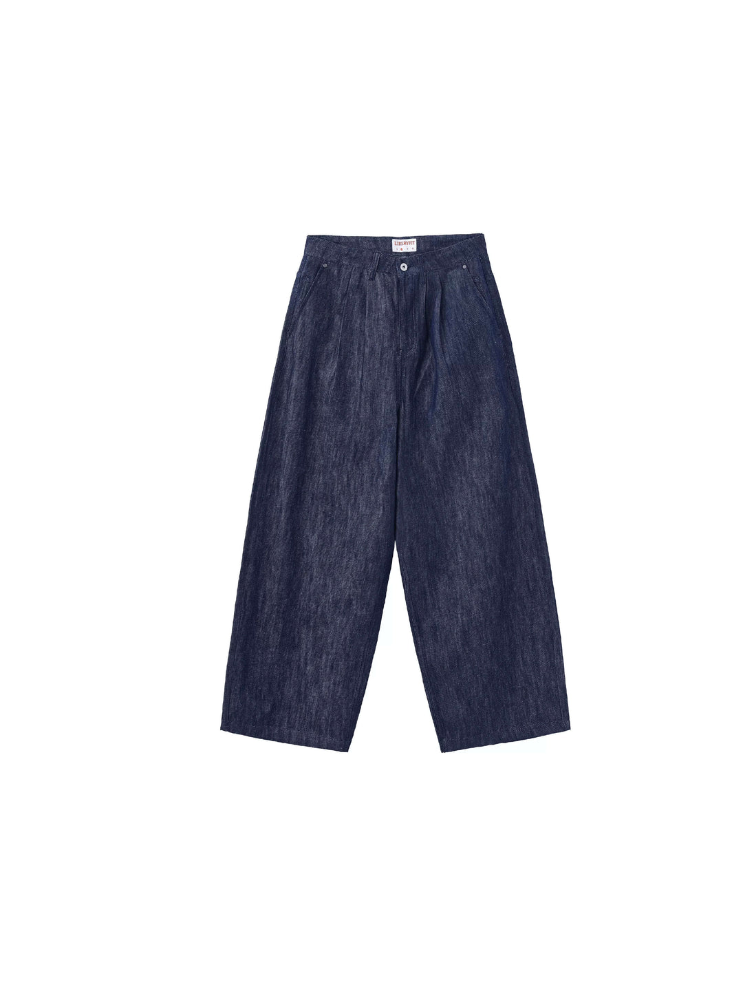 LIBERAFIT Raw Denim Pleated Dress Baggy Jeans | Face 3 Face