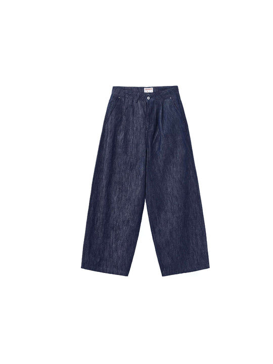 LIBERAFIT Raw Denim Pleated Dress Baggy Jeans | Face 3 Face