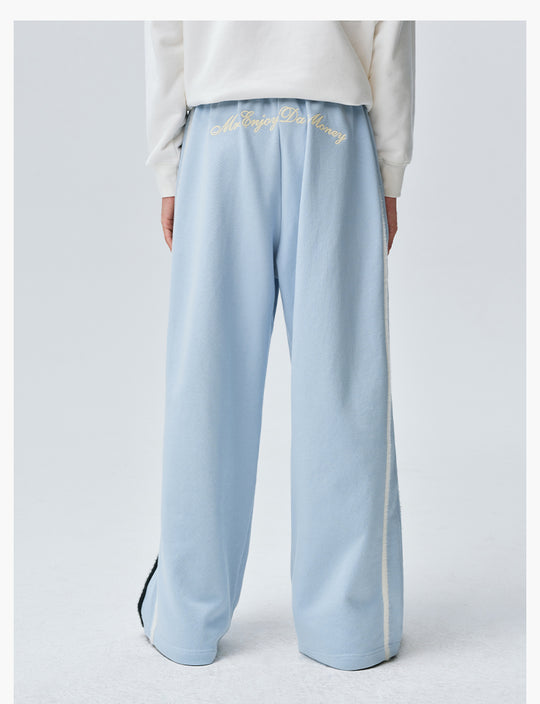 MEDM Side Stripe Four-Bar Drawstring Baggy Sweatpants | Face 3 Face